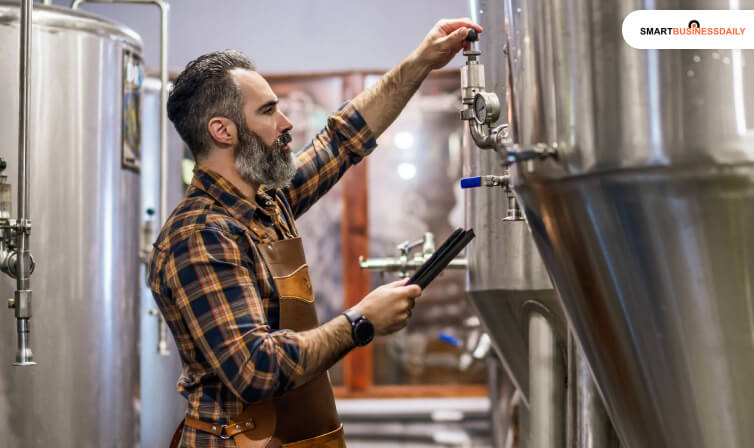 Brewery staff members