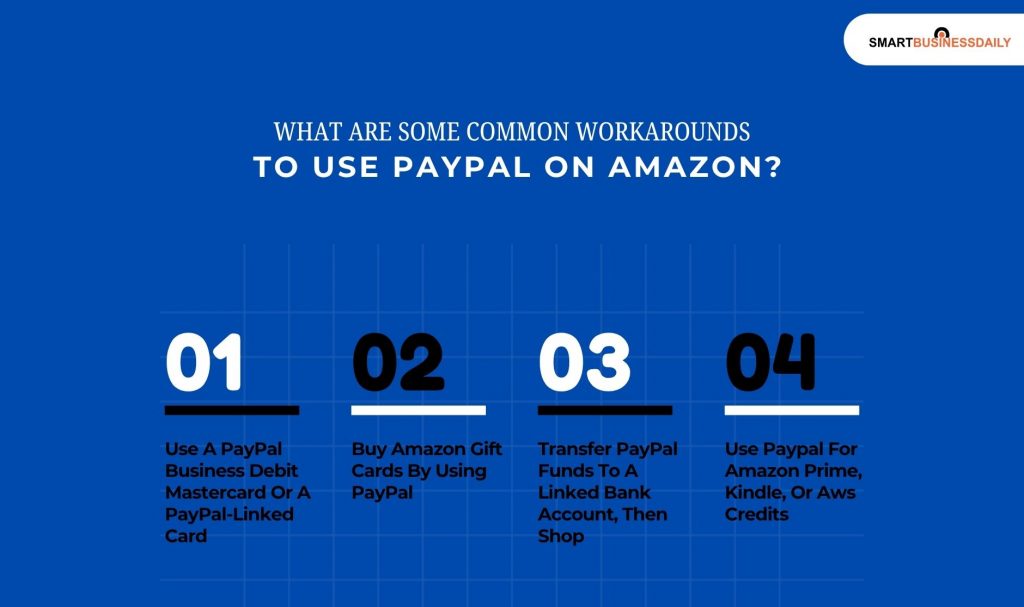What Are Some Common Workarounds To Use PayPal On Amazon