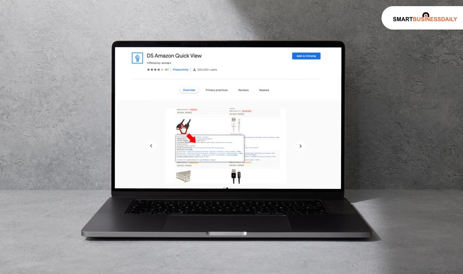 What is DS Amazon Quick View